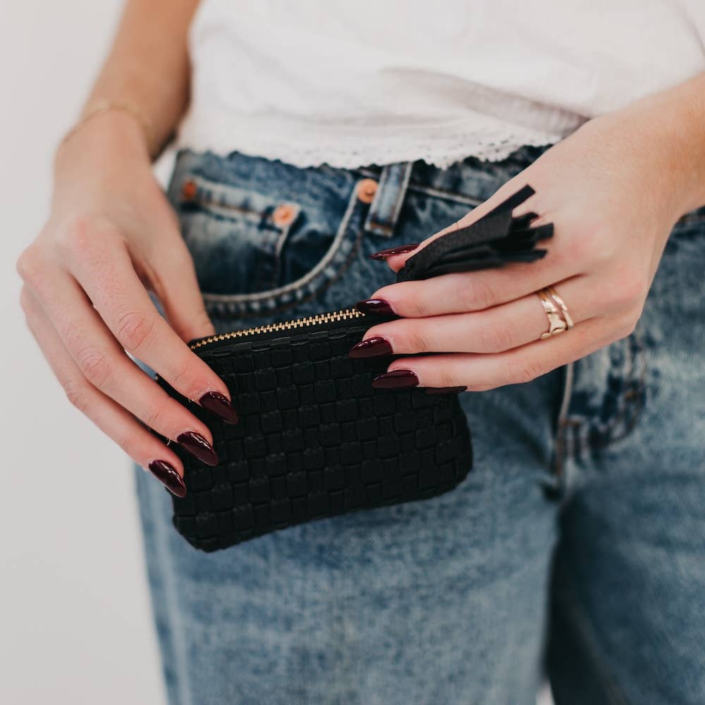 Paris Card Wallet: Pebble Brown