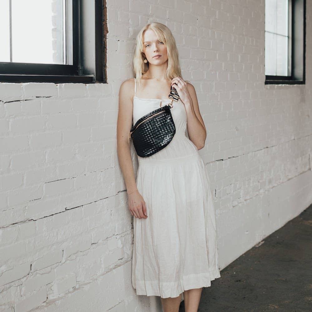 Westlyn Woven Bum Bag *NEW COLORS ADDED*: Checkered Gray