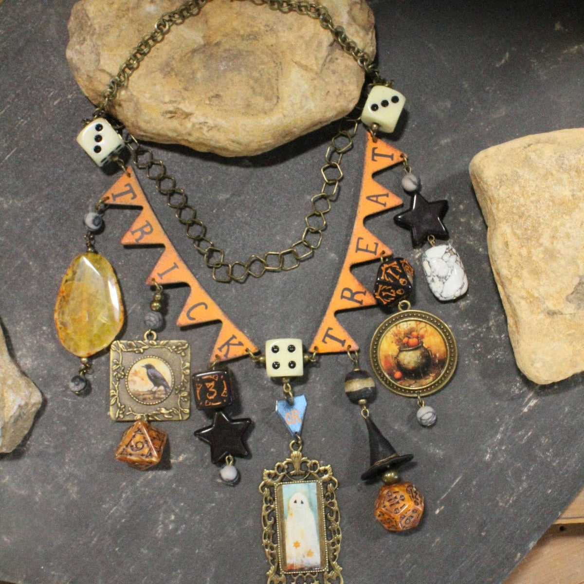 TRICK or TREAT Charm'd Necklace