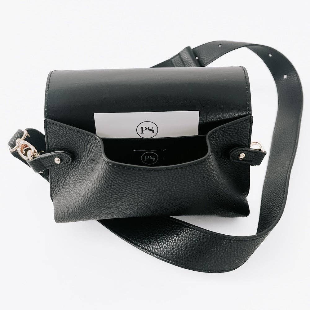 Khloe Vegan Leather Crossbody Wholesale: Brown