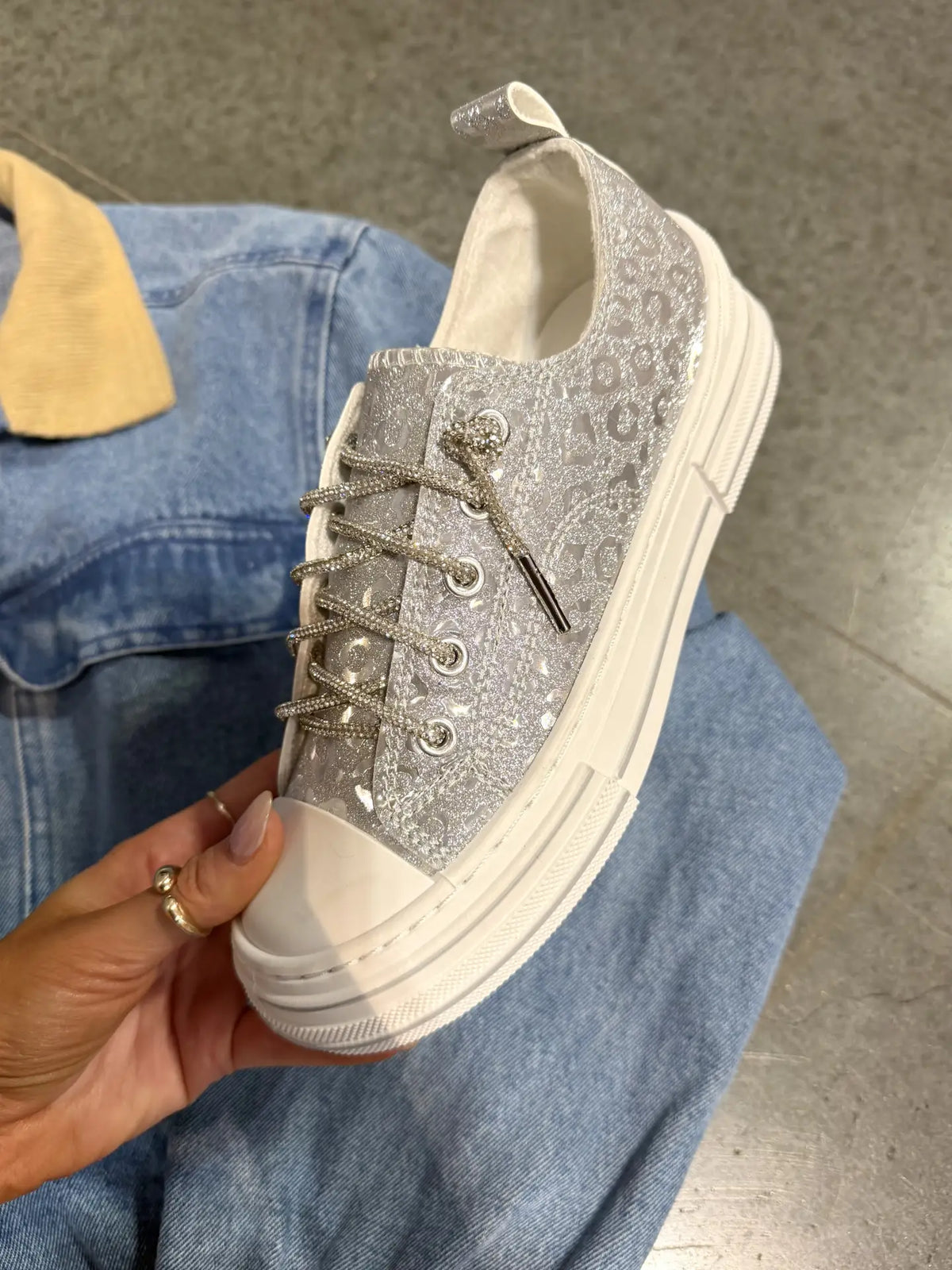 Aman Leopard Shine Sliver
