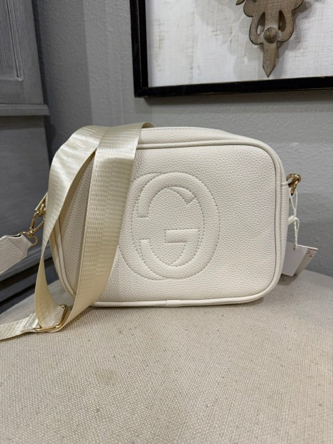 Beige Soho Disco Crossbody Bag