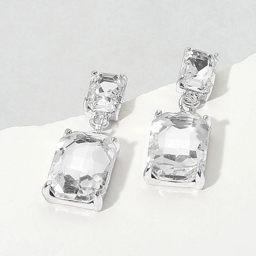 Glass Dangle Earrings