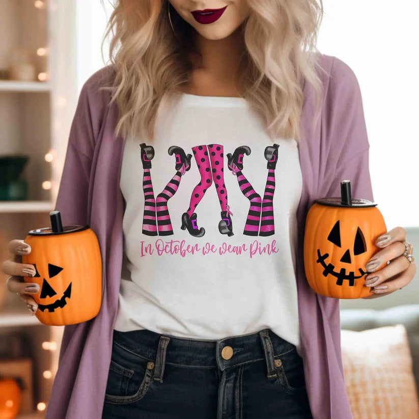 ***PREORDER*** Wear Pink Witch Legs White