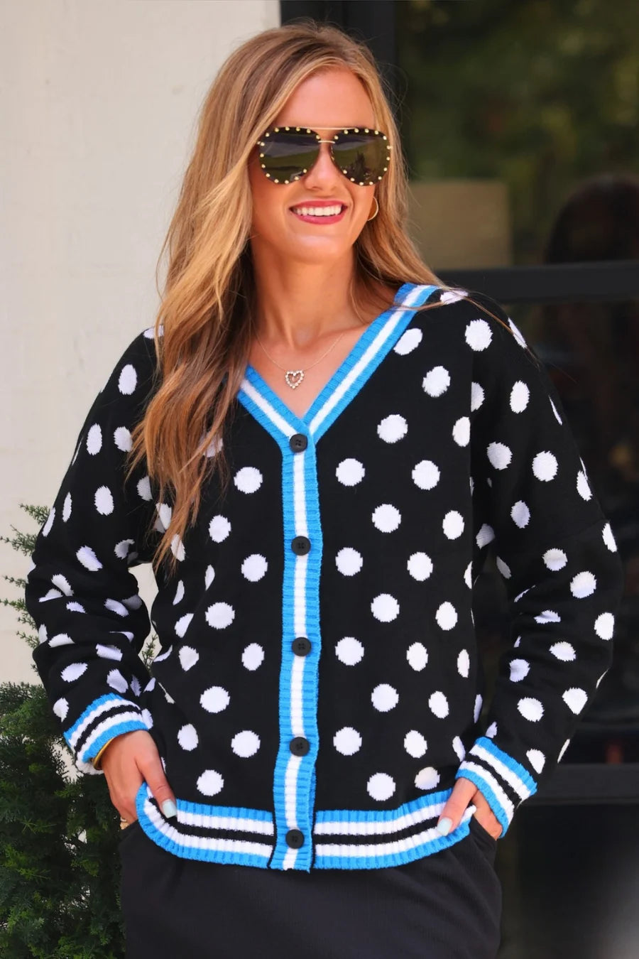 Jess Lea- Polka Dot Cardigan