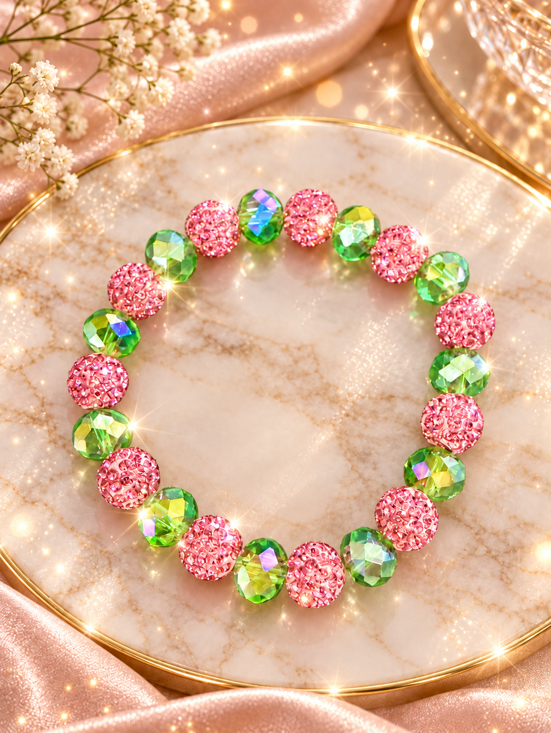 Pink Multi Bracelet