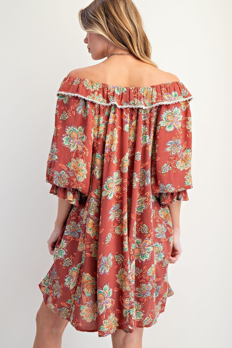 FLORAL PRINTED DRESS