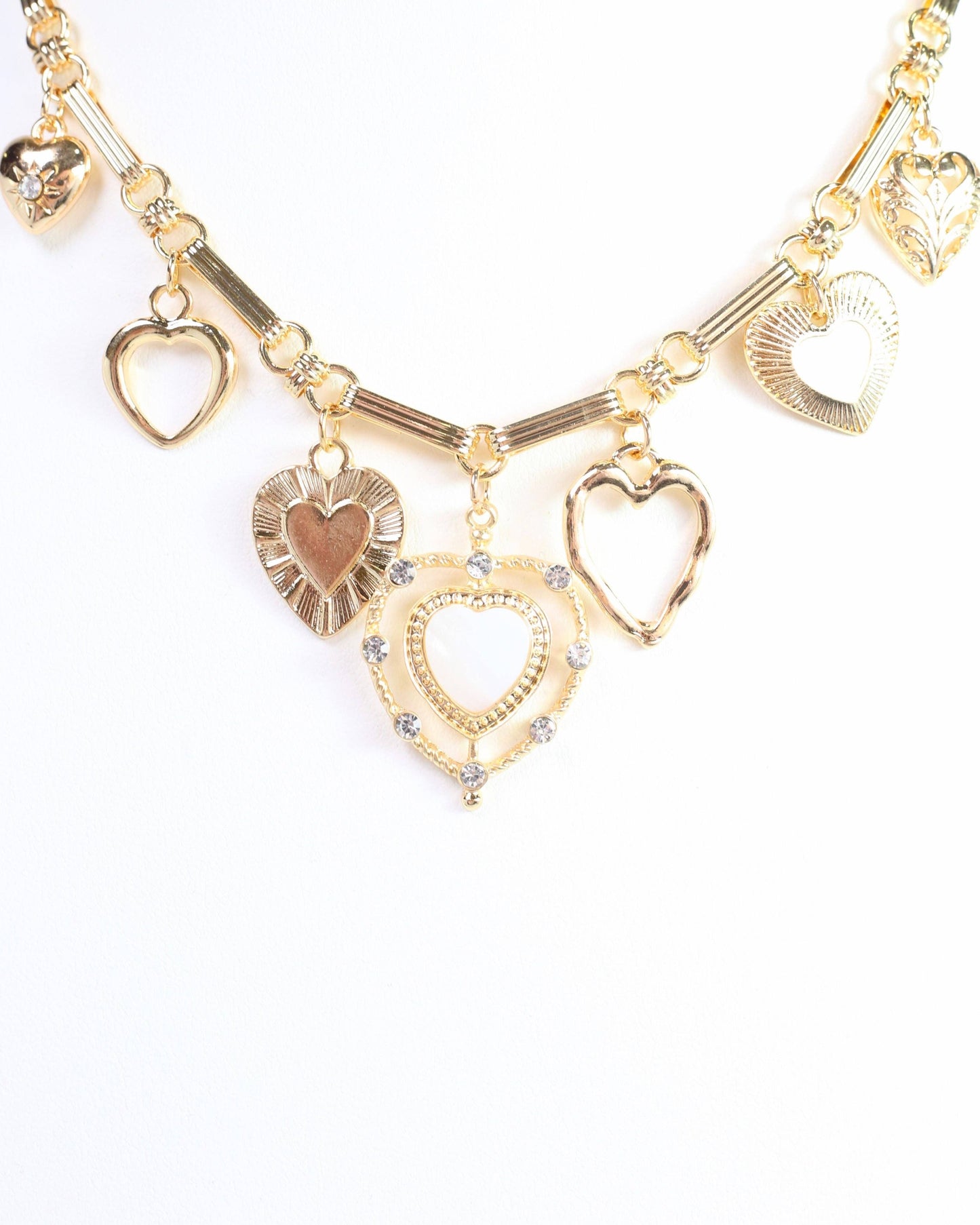Maureen Charm Necklace Gold: Default