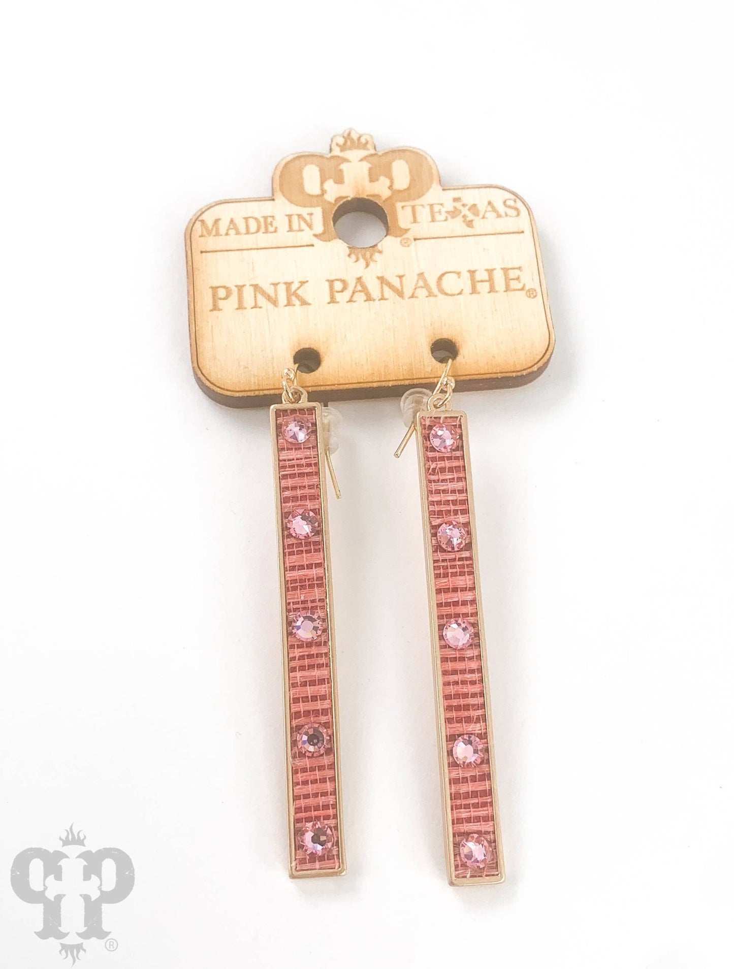 Austrian crystal bar earring: AB
