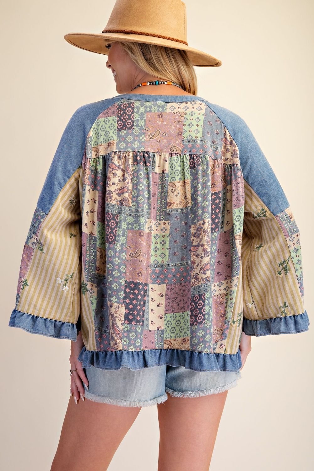 Patchwork Washed Tunic