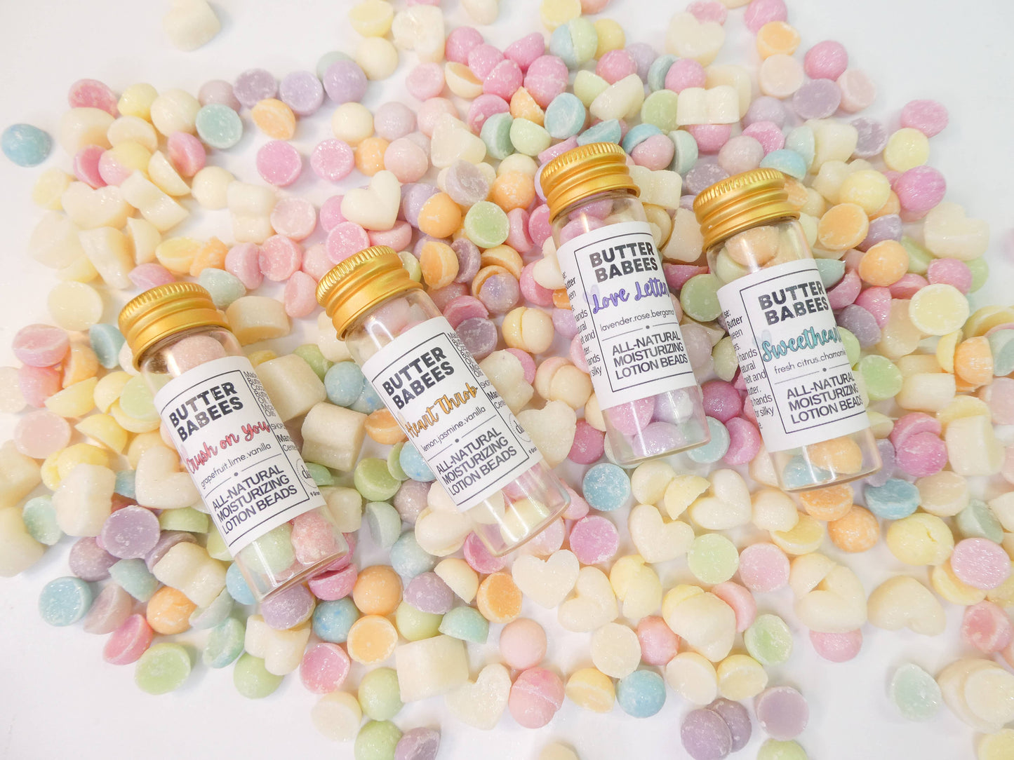 🧡Crush on You- Natural Shea Lotion Beads (Butter Babees): 20gram