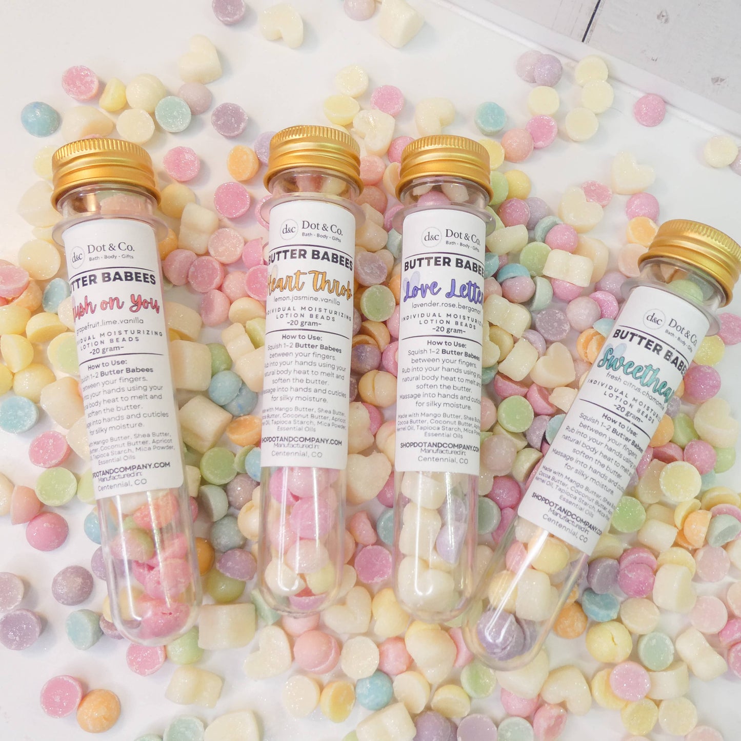 🧡Crush on You- Natural Shea Lotion Beads (Butter Babees): 20gram