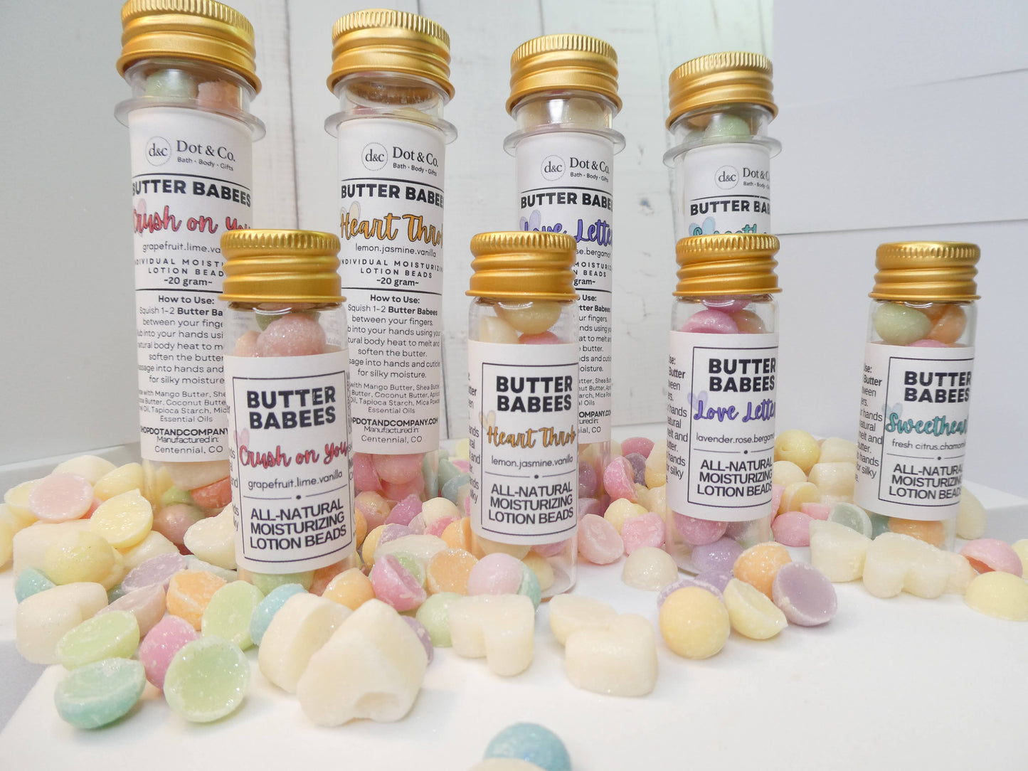 🧡Crush on You- Natural Shea Lotion Beads (Butter Babees): 20gram