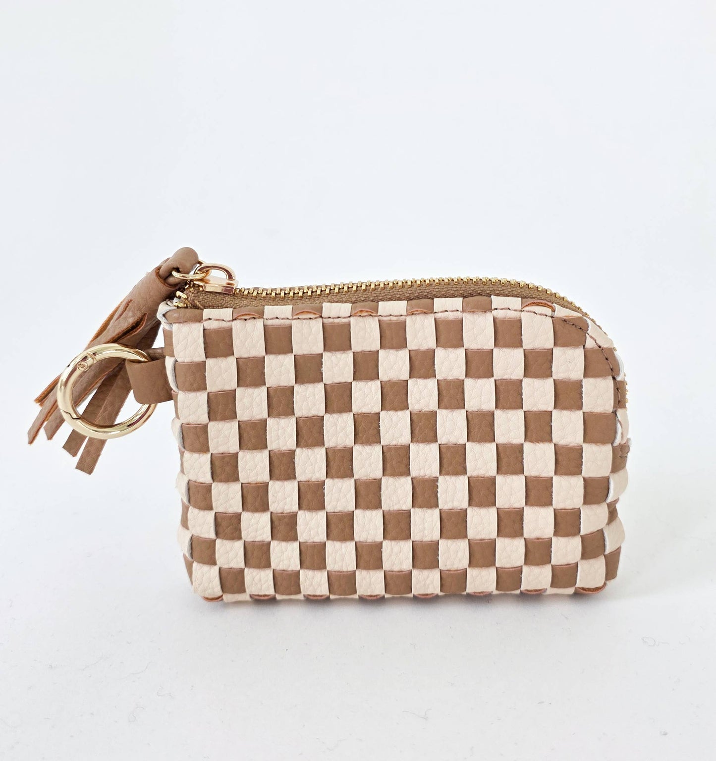 Paris Card Wallet: Pebble Brown
