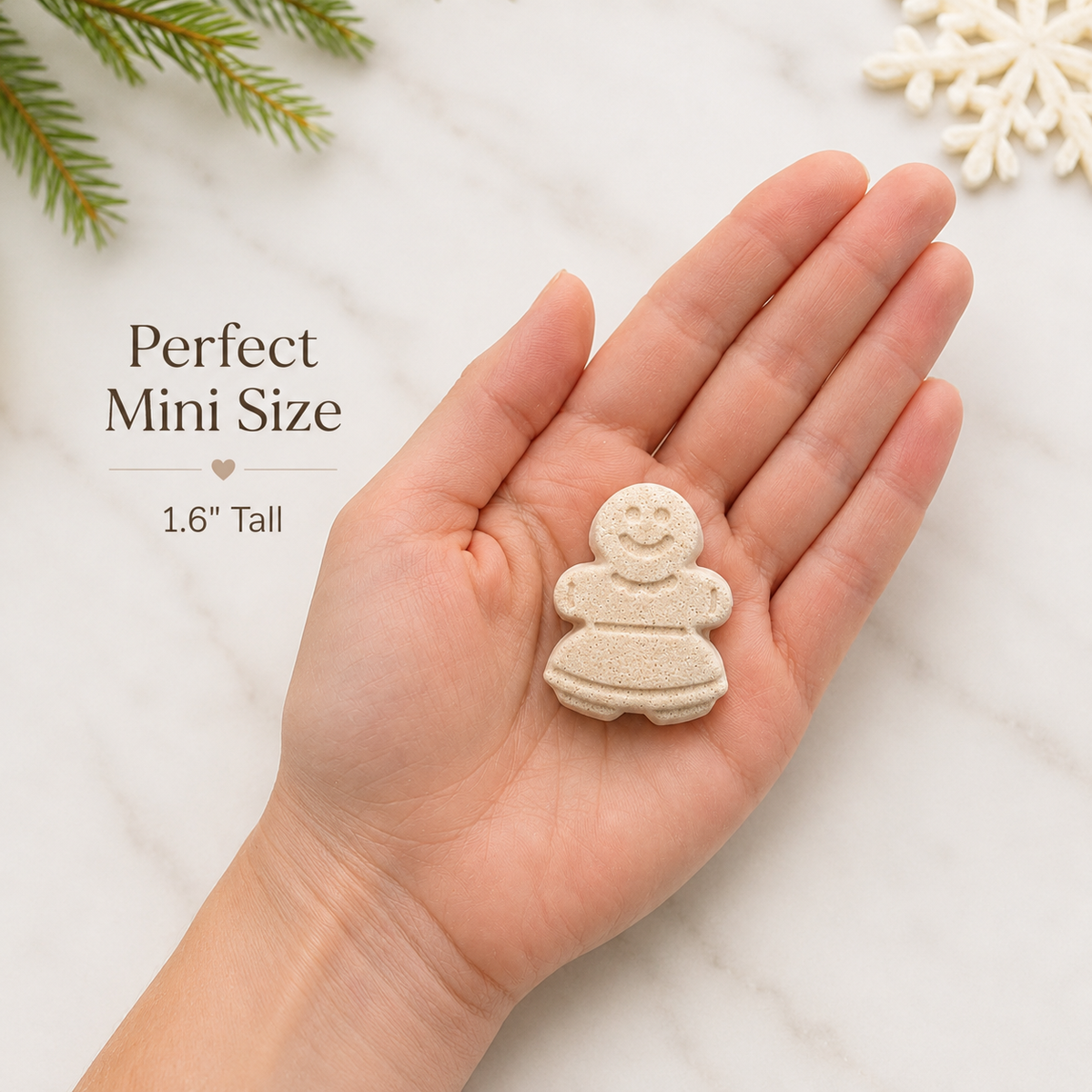 Mini Gingerbread Bath Bomb, Christmas Bath Bombs