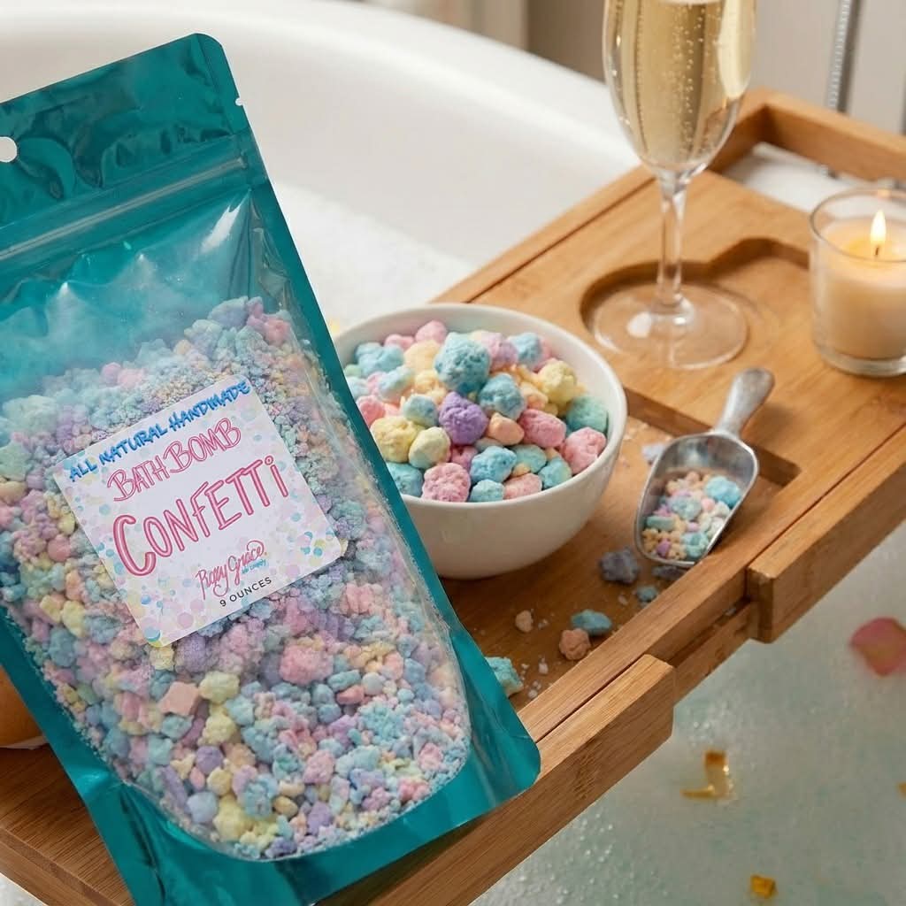 Bath Bomb Confetti – Fruity Mini Bath Bomb Pieces (½ lb)