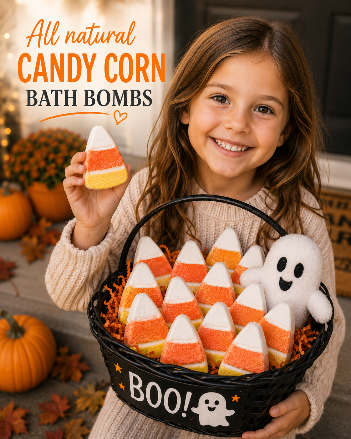 Candy Corn Bath Bombs