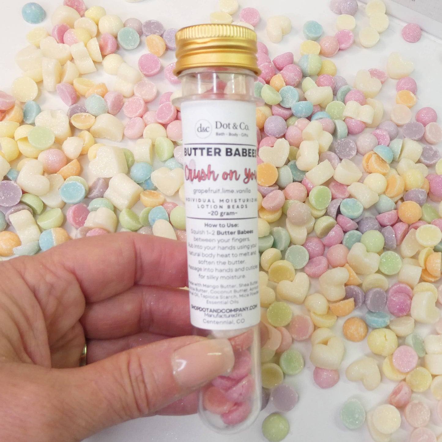 🧡Crush on You- Natural Shea Lotion Beads (Butter Babees): 20gram
