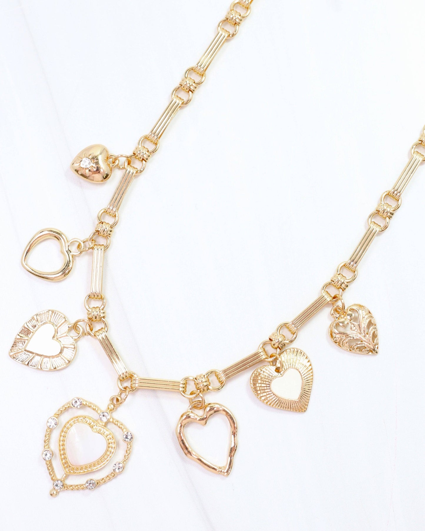 Maureen Charm Necklace Gold: Default