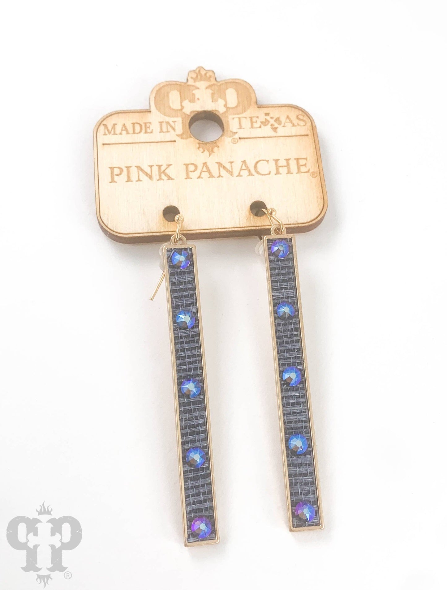 Austrian crystal bar earring: AB