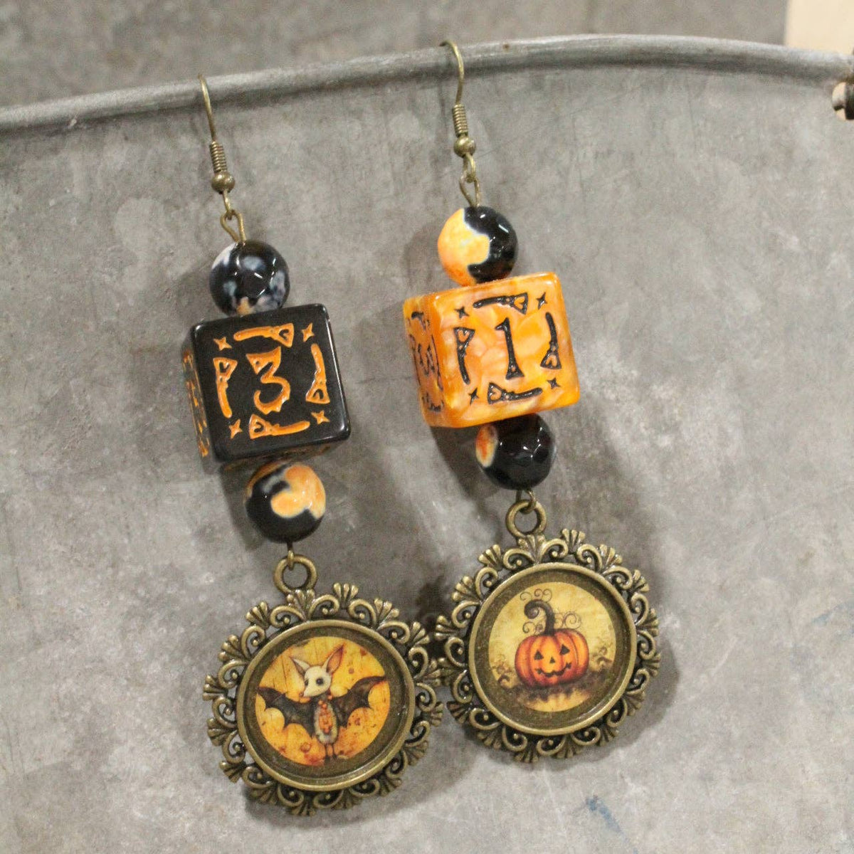 TRICK or TREAT Dangle Earrings