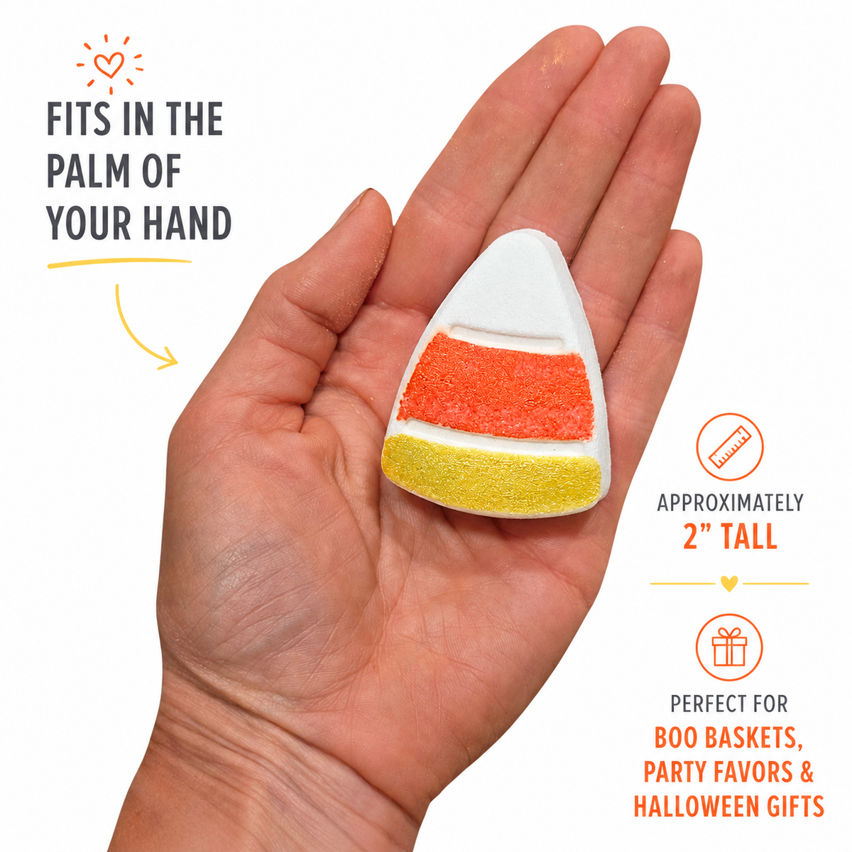 Candy Corn Bath Bombs