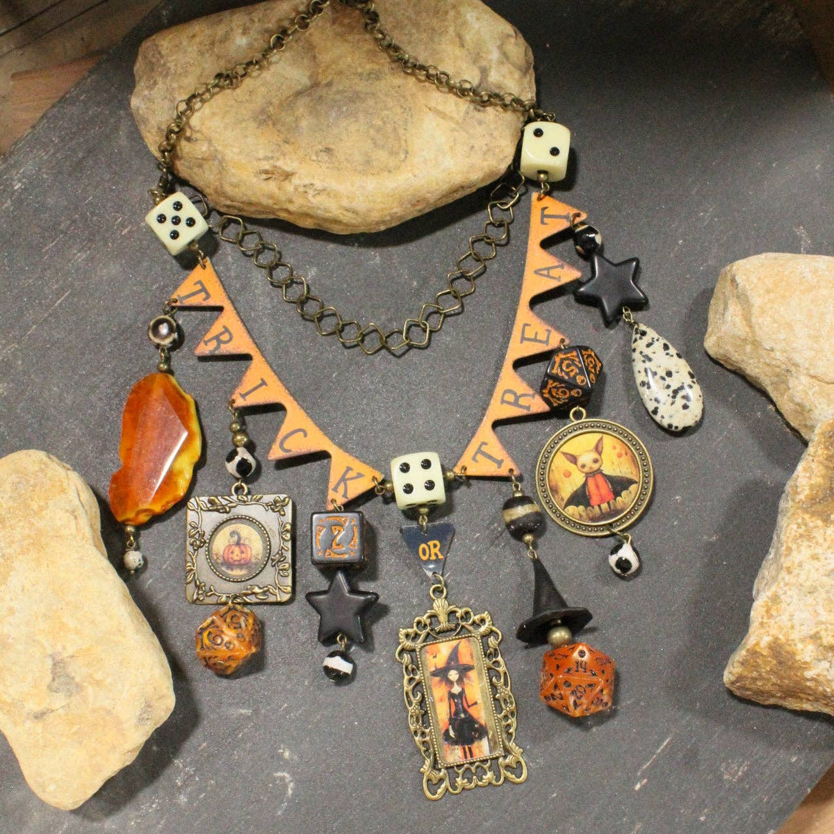 TRICK or TREAT Charm'd Necklace
