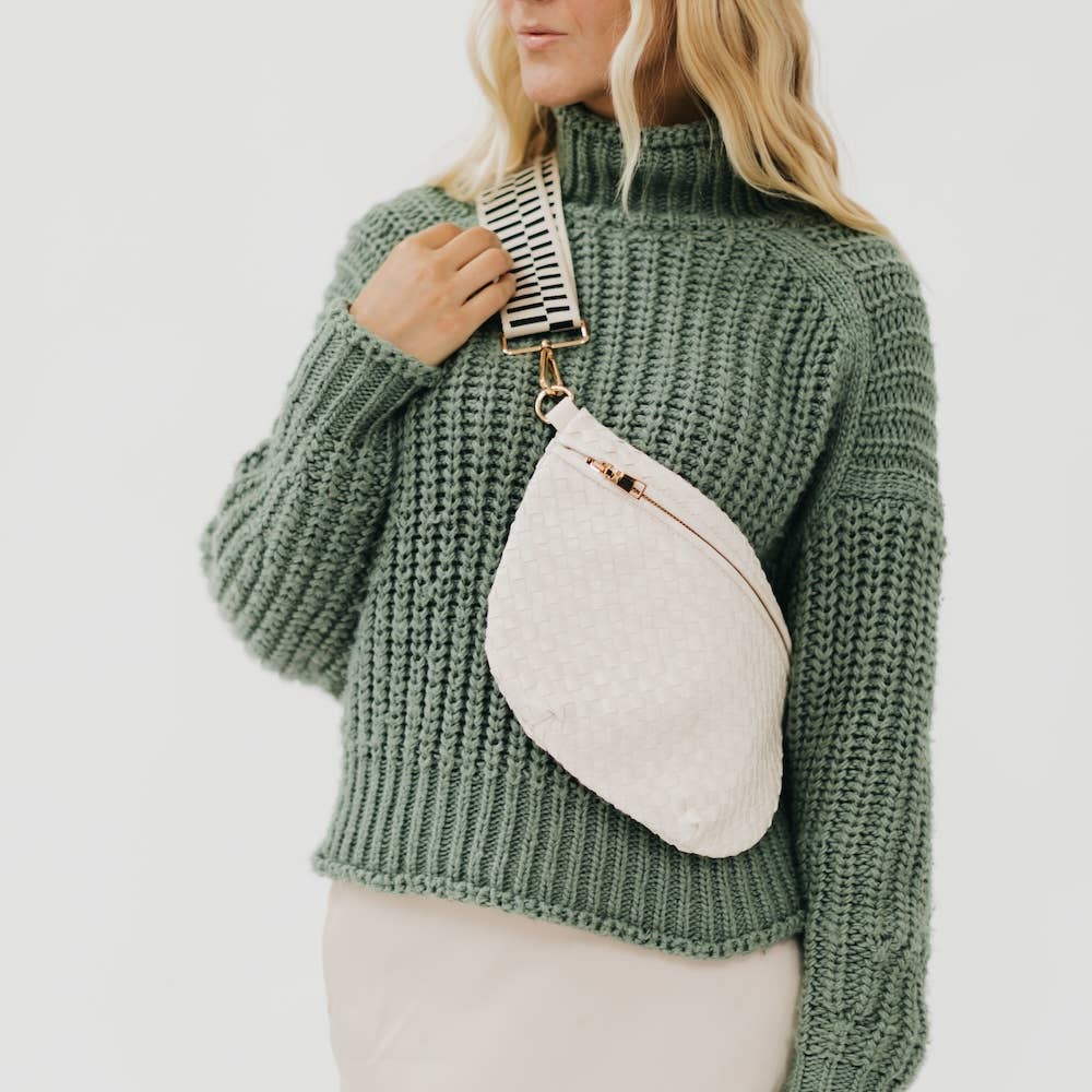 Westlyn Woven Bum Bag *NEW COLORS ADDED*: Checkered Gray