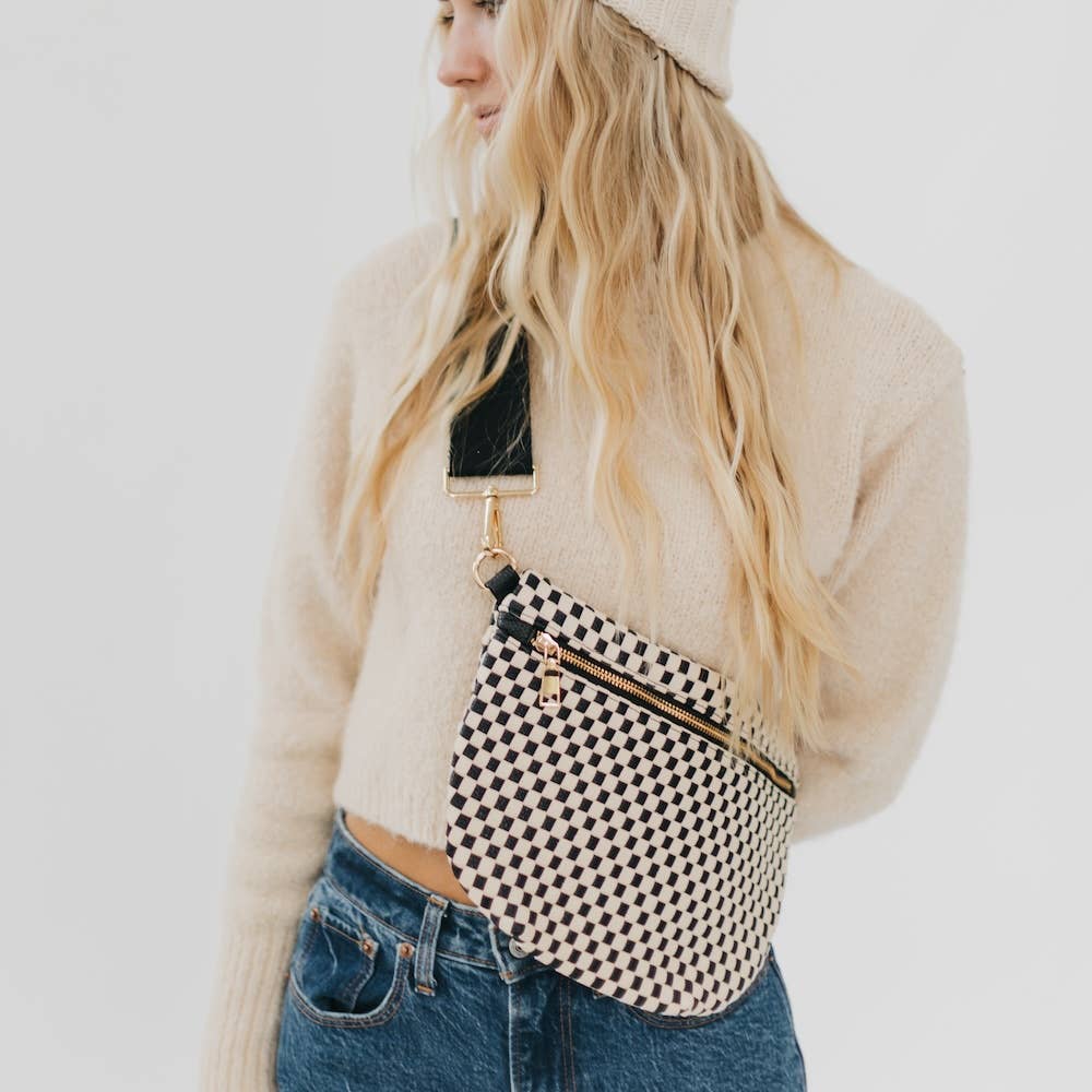 Westlyn Woven Bum Bag *NEW COLORS ADDED*: Brown