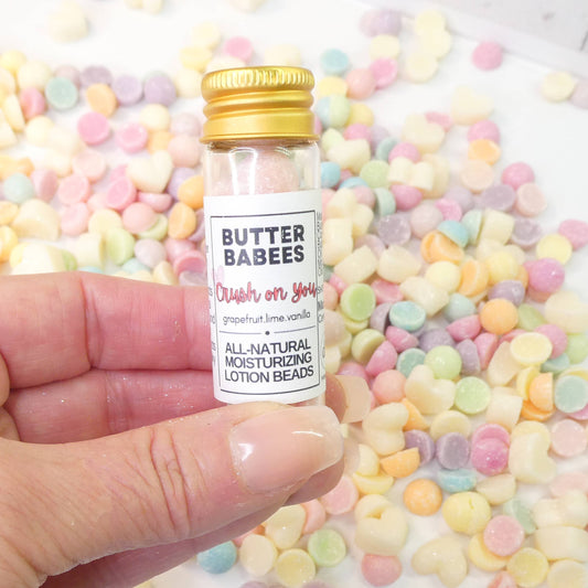 🧡Crush on You- Natural Shea Lotion Beads (Butter Babees): 20gram