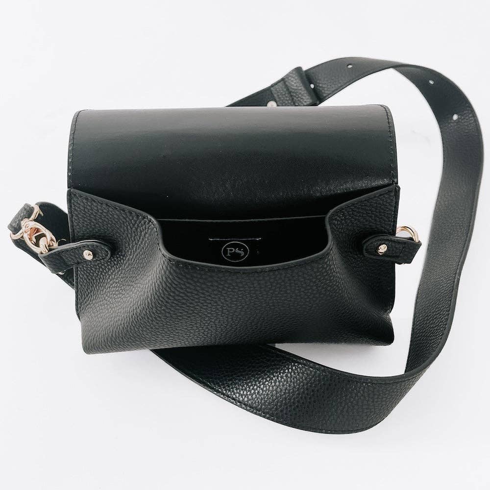 Khloe Vegan Leather Crossbody Wholesale: Brown