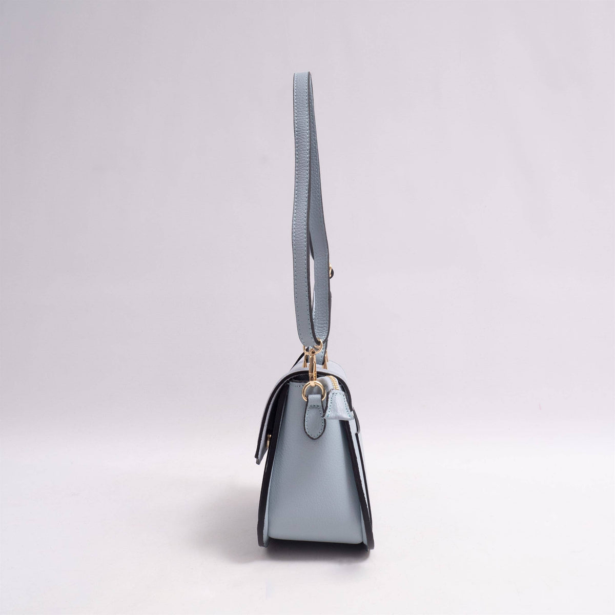 Bi-material handbag 54225239: Black