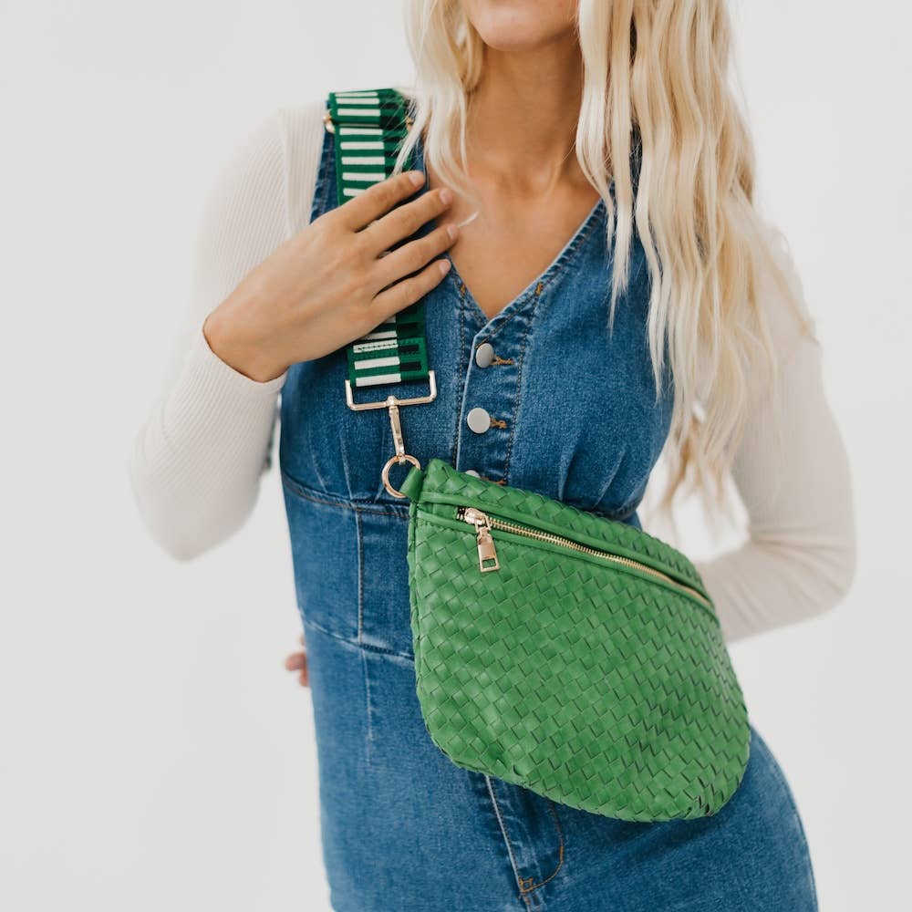 Westlyn Woven Bum Bag *NEW COLORS ADDED*: Checkered Gray