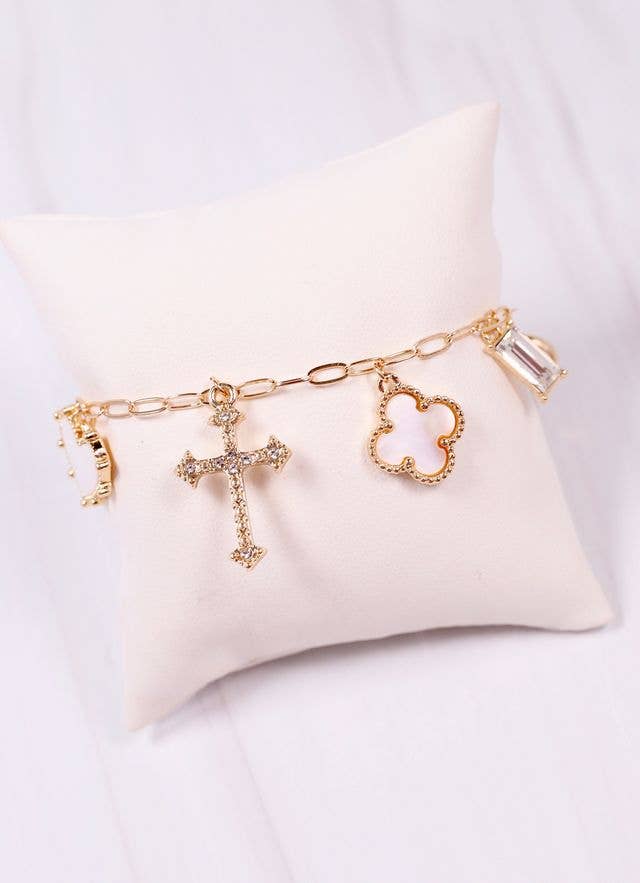 Arquette Charm Bracelet GOLD: Default
