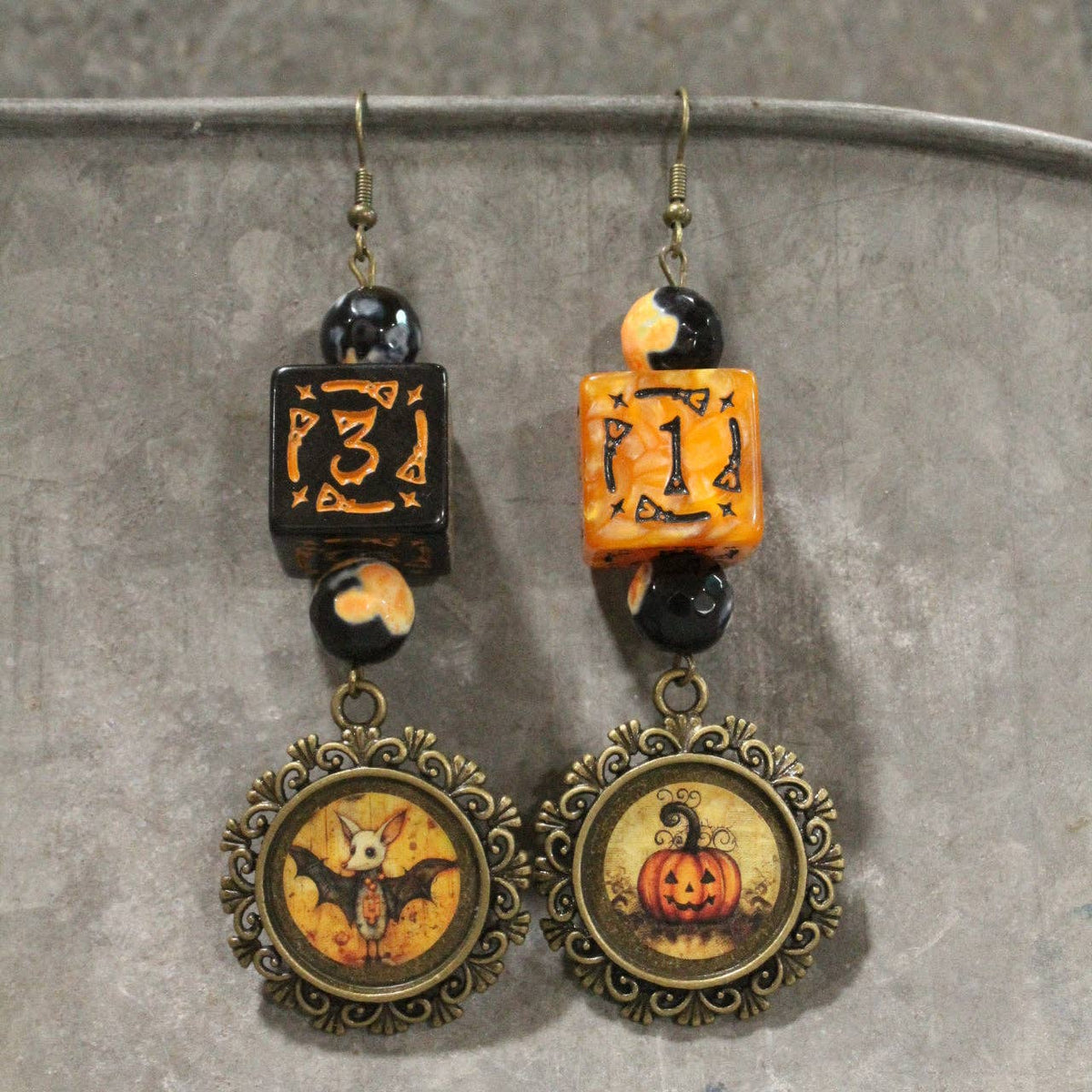 TRICK or TREAT Dangle Earrings
