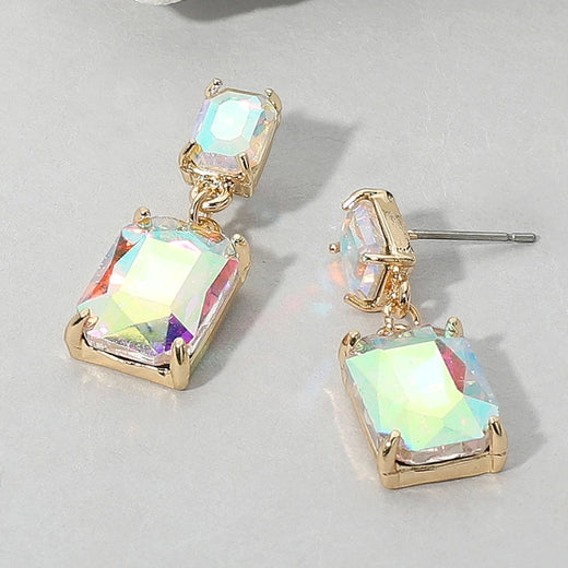 Glass Dangle Earrings
