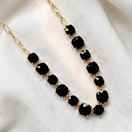Square Glass Necklace