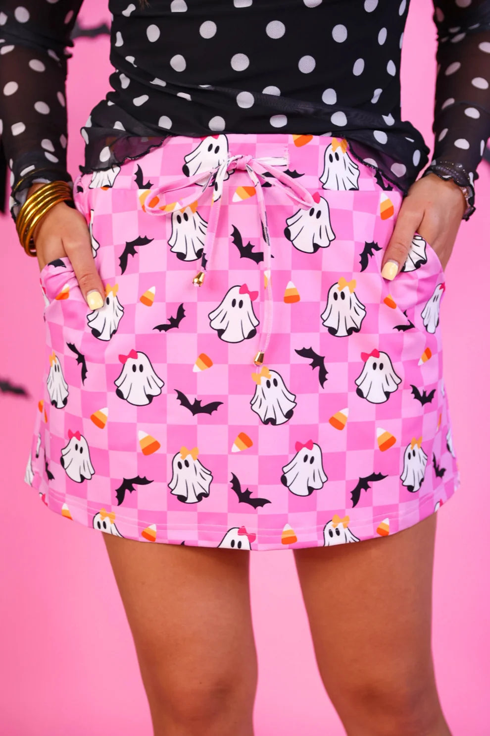 Checkered GiGi Ghost Skort