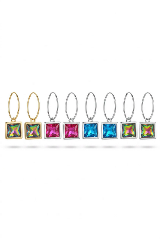 Chicklet Earrings