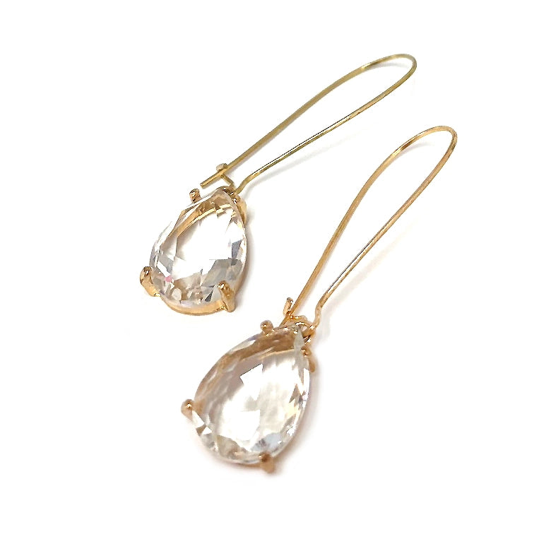 Cushion Small Teardrop Earring