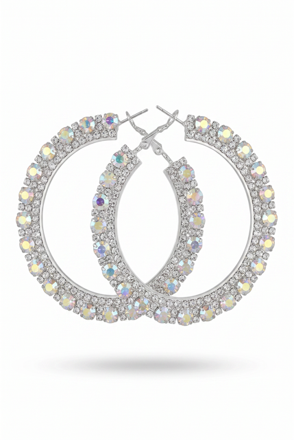 Crystal Hoops