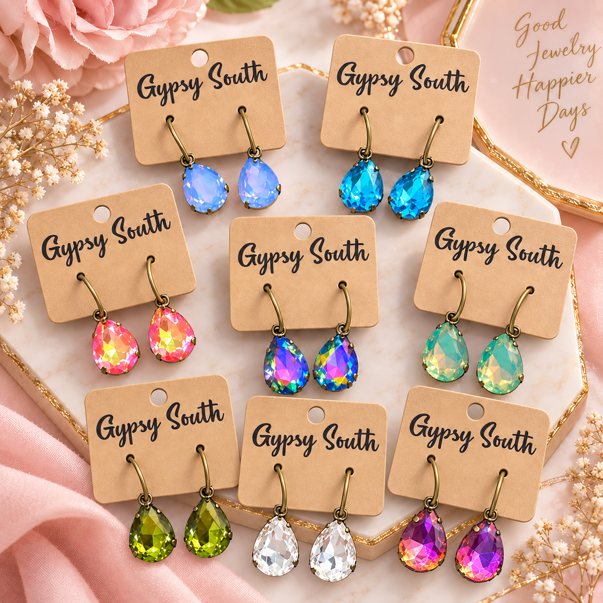 Crystal Teardrops