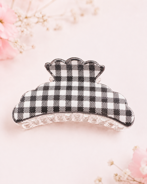 Hair Clips Gingham