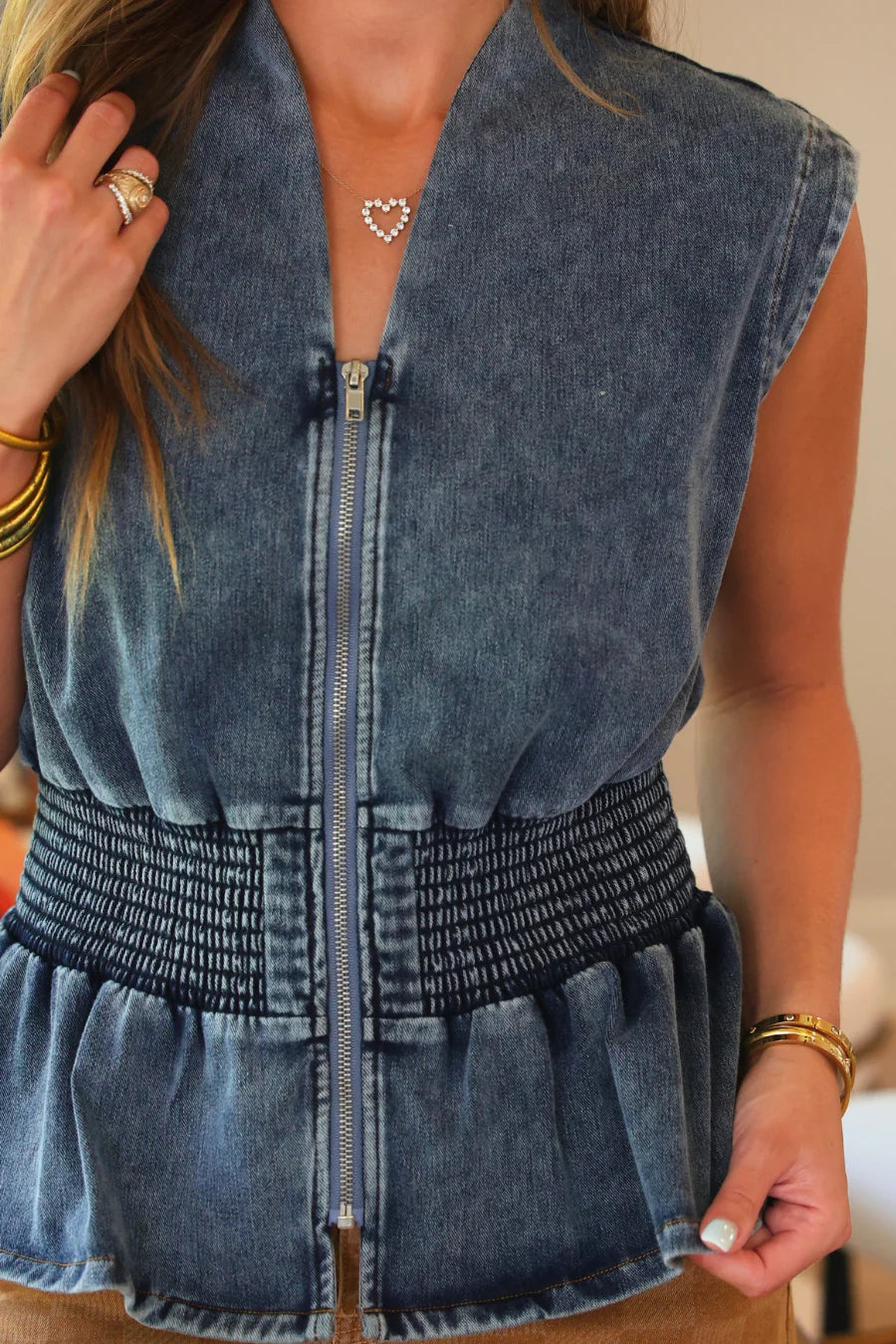 Jess Lea - Refined Denim Peplum