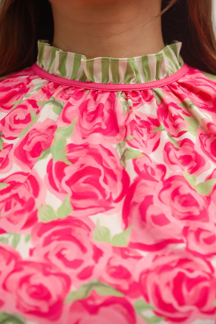 Lana Top Sweet Roses
