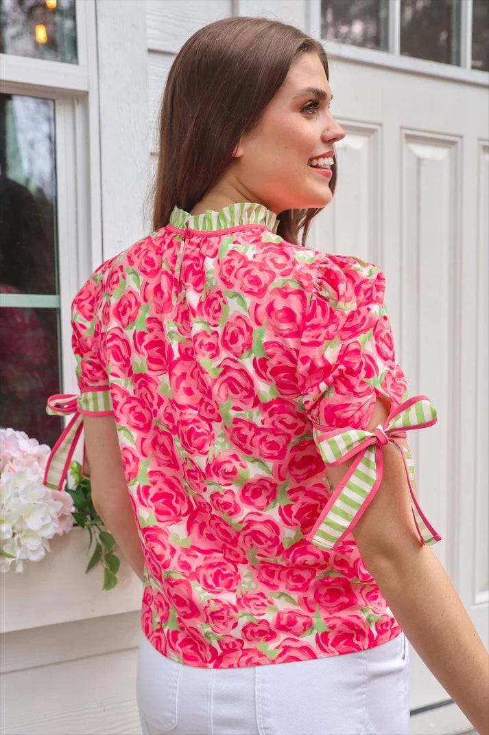 Lana Top Sweet Roses