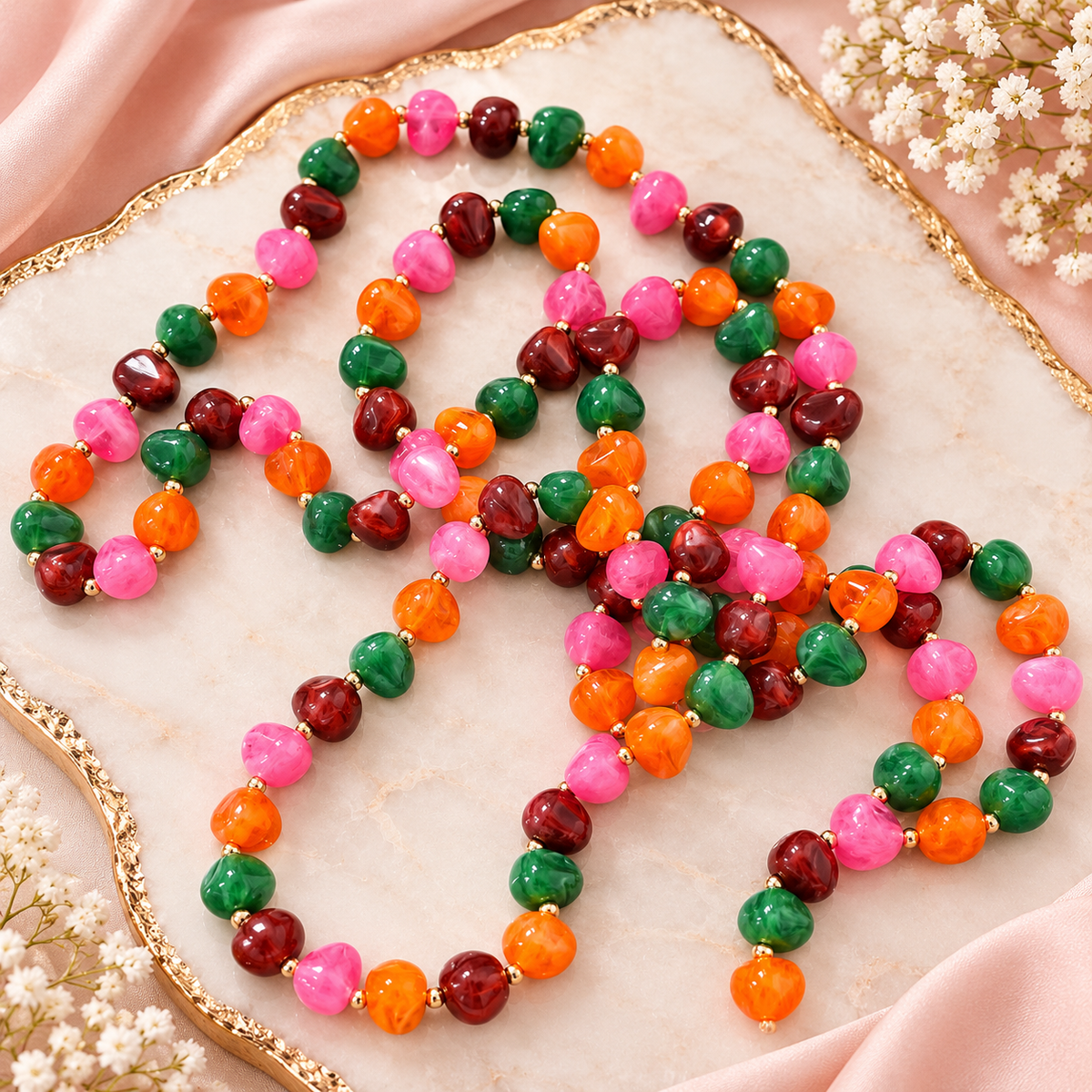 Multi Beaded Necklace
