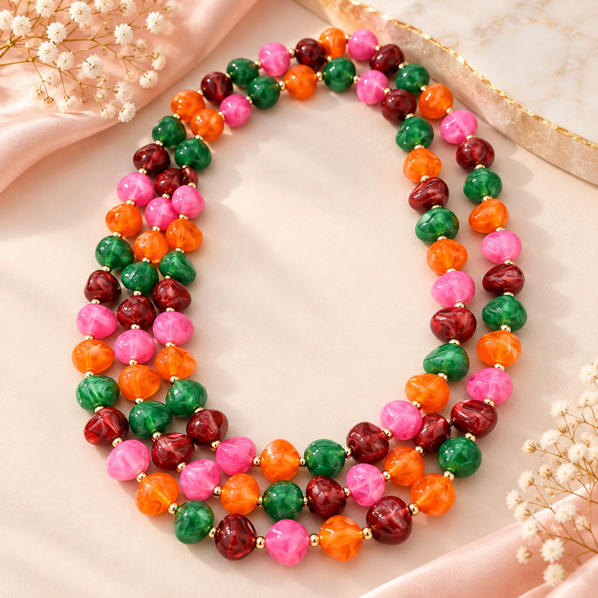 Multi Beaded Necklace