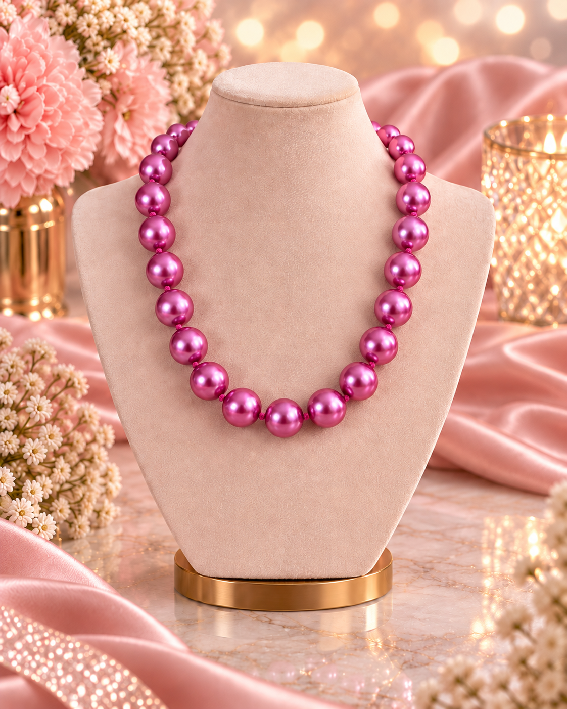 Large Pearl  Necklace