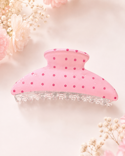 Hair Clips Polka Dot
